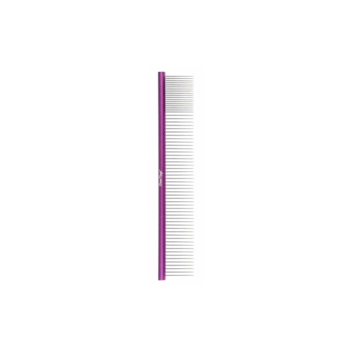 Professional Aluminium Comb 250mm 49 coarse /18 med