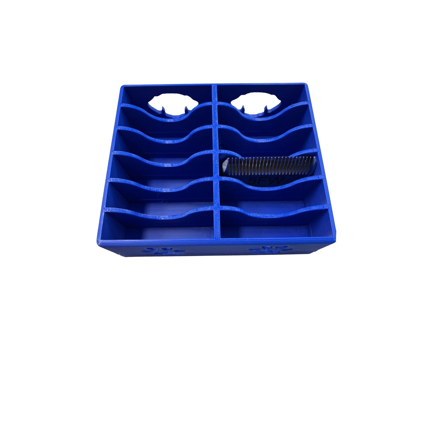 SW003 Shear Magic 12 Slot wide blade caddy Blue