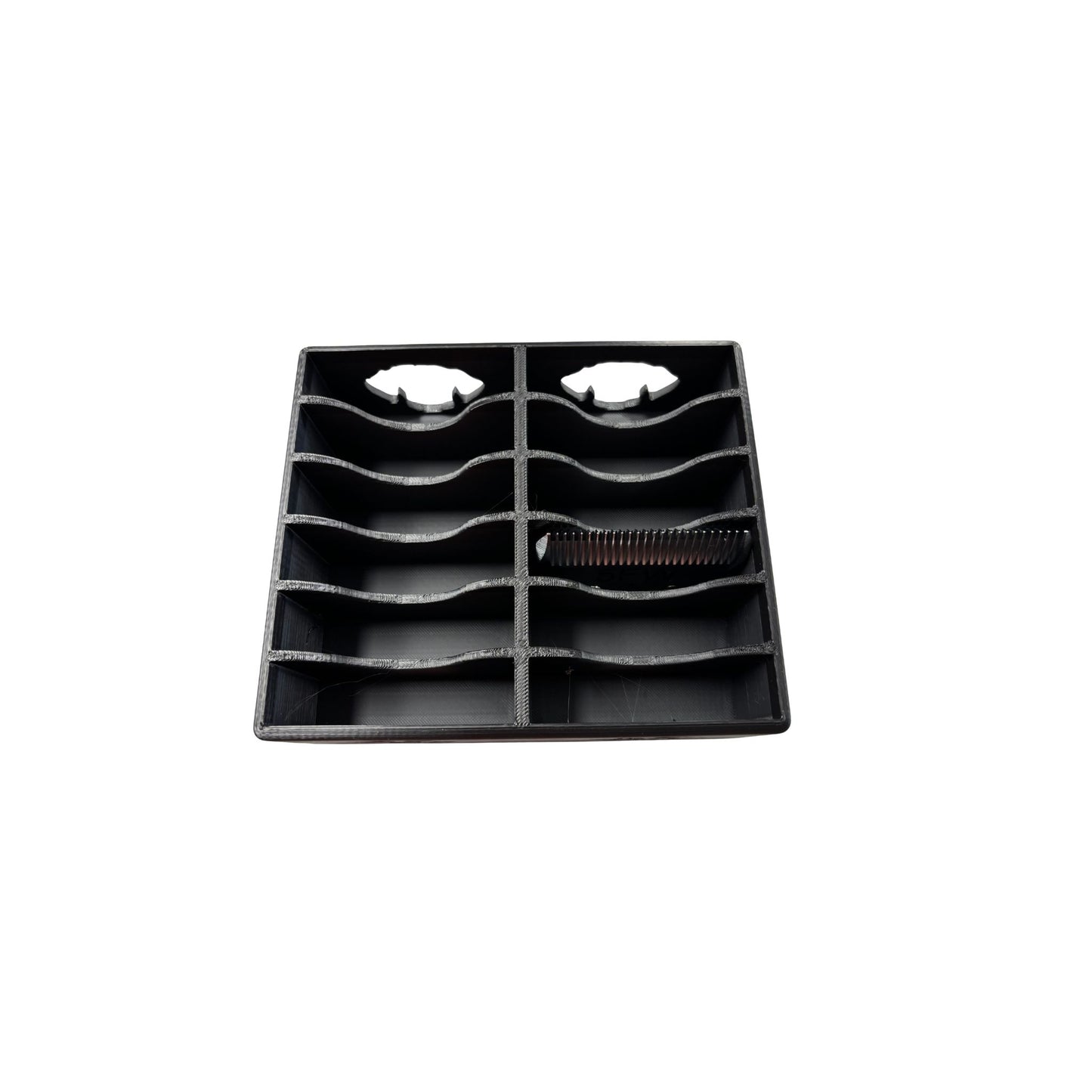 SW003BK Shear Magic 12 Slot wide blade caddy black