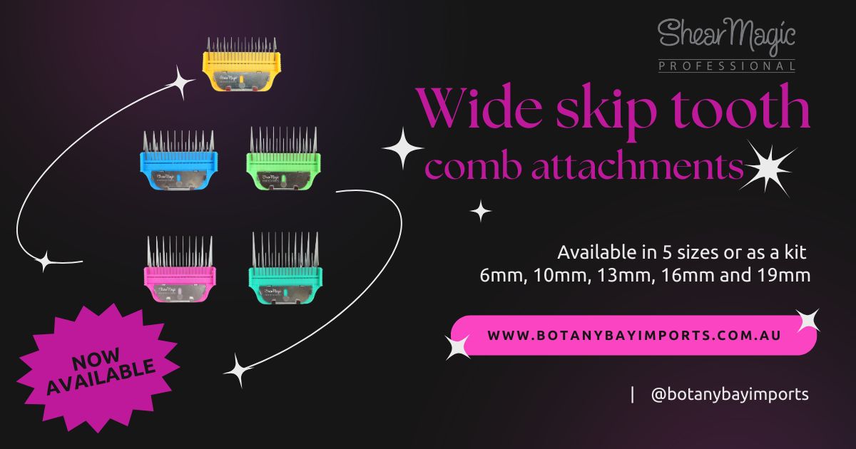 Shear Magic Wide Skip Tooth Comb Attachment kit