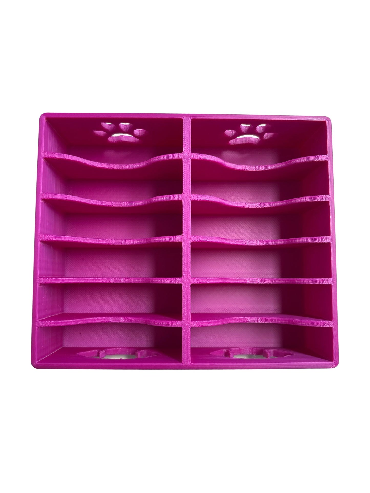 SW003pk Shear Magic 12 Slot wide blade caddy pink