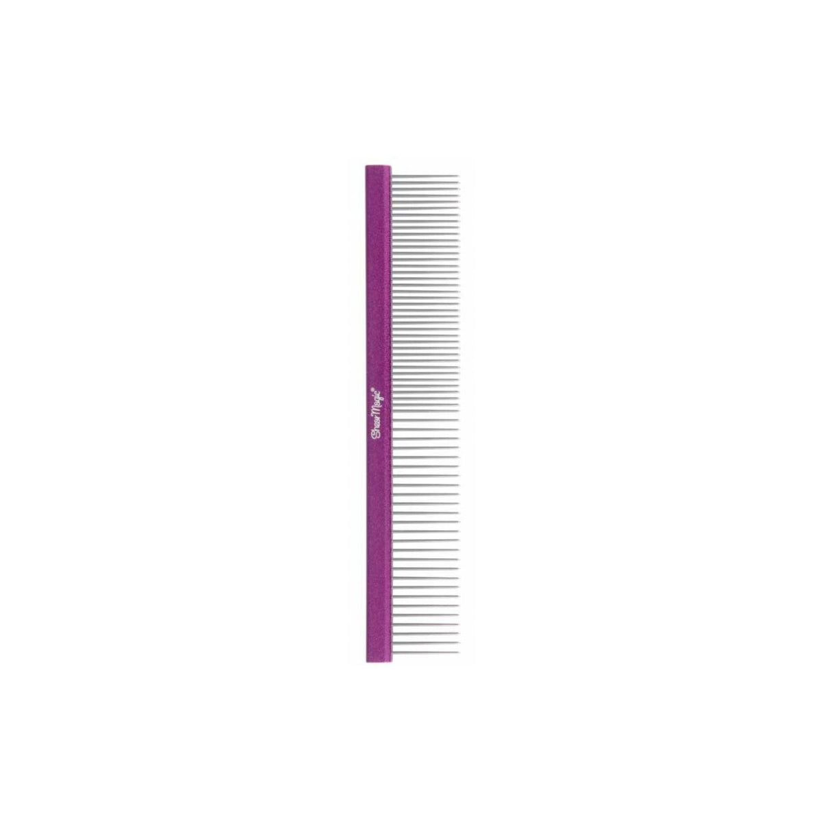 Professional Aluminium Comb  190mm 26 coarse 38 medium teeth
