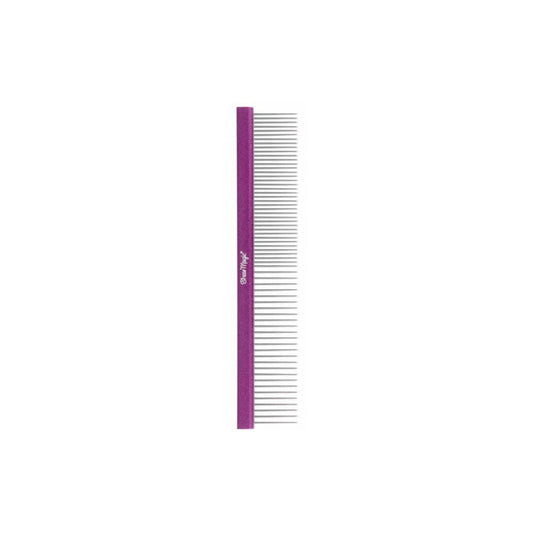 Professional Aluminium Comb  190mm 26 coarse 38 medium teeth