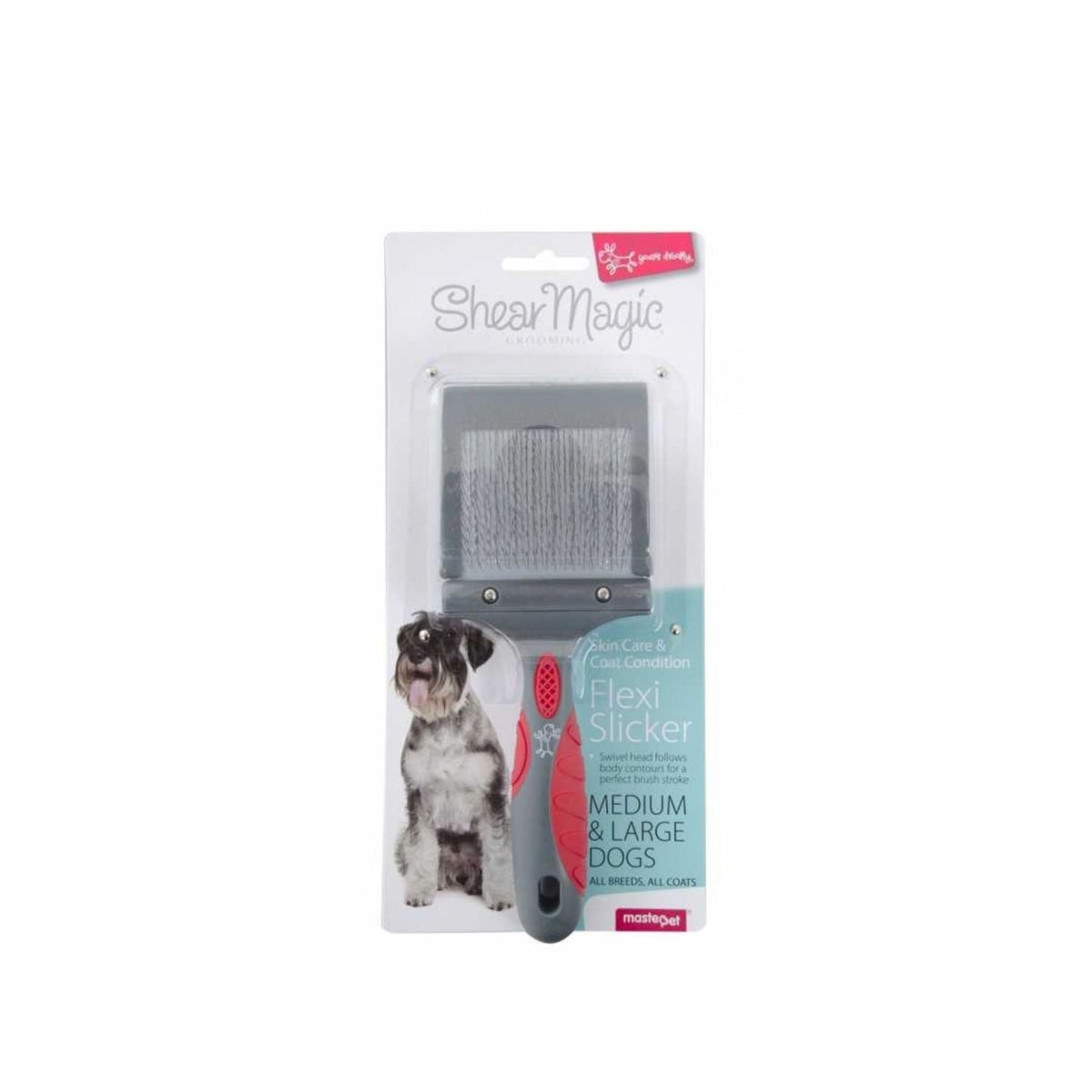 Shear Magic Slicker Brush Flexi - Med/Large
