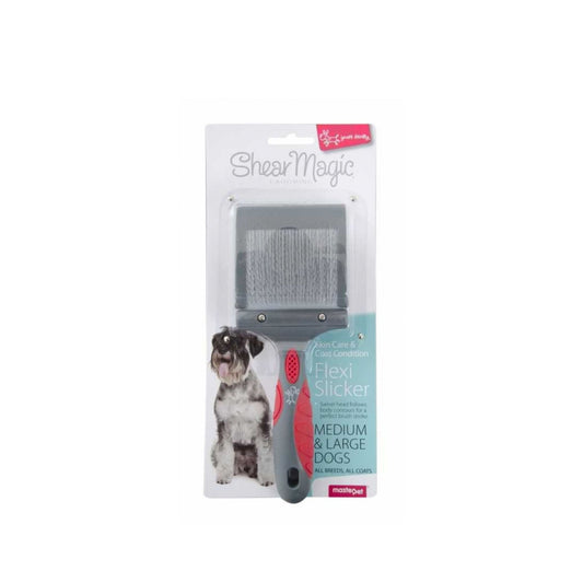 Shear Magic Slicker Brush Flexi - Med/Large