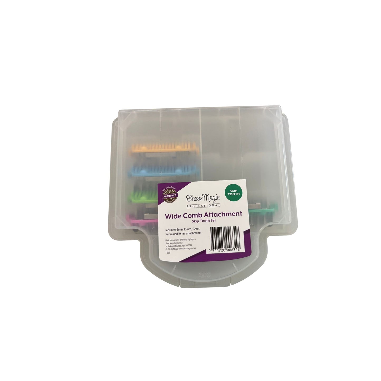 Shear Magic Wide Skip Tooth Comb Attachment kit