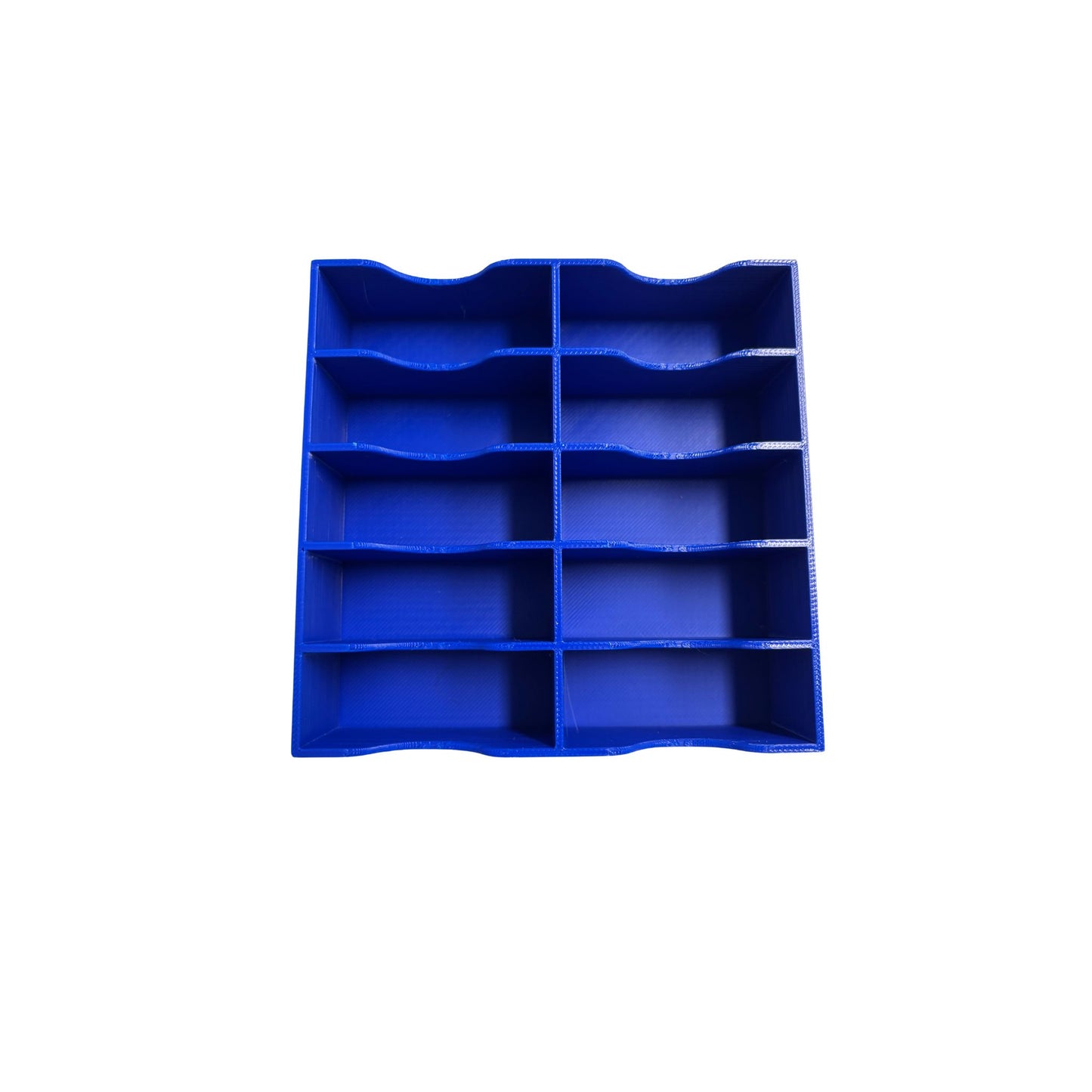 SW005bl Shear Magic 10 Slot standard blade width caddy Blue