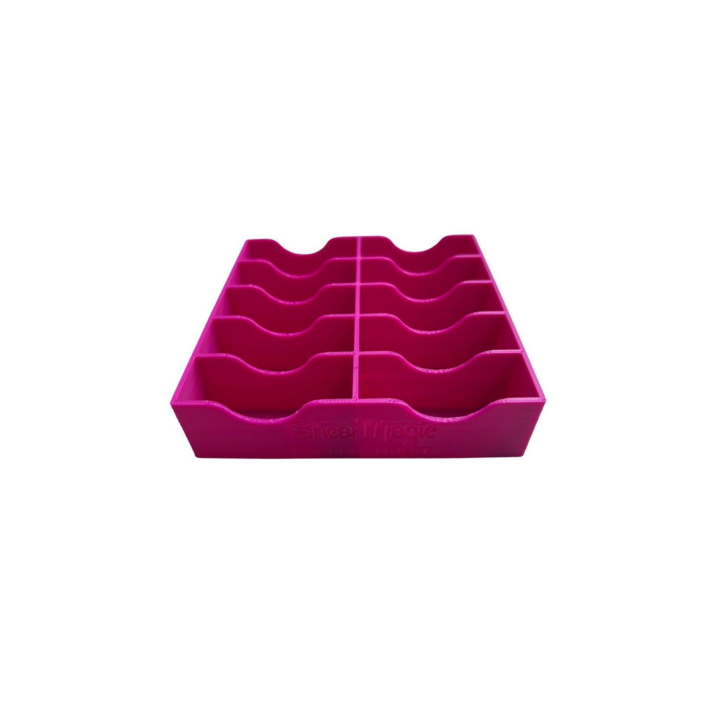 SW005pk Shear Magic 10 Slot standard blade width caddy Pink