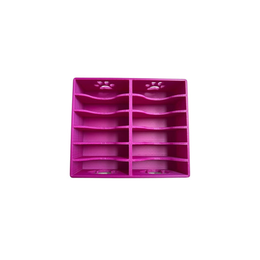 SW003pk Shear Magic 12 Slot wide blade caddy pink